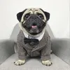 Ropa de perro formal traje mascotas de mascotas ropa de perros para suministros xs xxl vestimenta de cachorros pug bulldog 231227