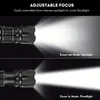 1pc High Lumens LED Super Bright Flashlight, 5 Modes Zoomable Waterproof Flashlight For Home, Outdoor Camping Hiking