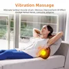 Elektrische Nackenmassage Kissen Schulterhals und Rückenkörper Entspannung Erwärmung Kneten Infrarot Physiotherapie Shiatsu Massage 231227