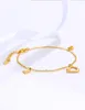 Link Bracelets 1PC Girls Gold Color Cute Heart Rolo Chain Bangles Toy Lock Jewelry F1879