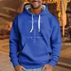 Erkek Hoodies Sevgililer Günü Erkekler Gevşek Kapüşonlu Sweatshirt Günlük Moda Sporları Eğlence Matematik Formül Baskı Saklama Katı