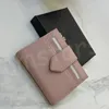 小さなサフィアノ革の財布デザイナー女性メンズエナメルメタルトライアングルロゴウォレットクリーンラインスナップファスナー閉鎖金属ハードウェア財布