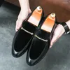 Kleid Schuhe Mode Männer Wildleder Business männer Handgemachte Slip-On Runde Zehe Frühling Herbst Leder Flats