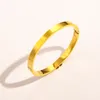Classic Women Gold Plated Bangle Jewelry Spring Spring Novo Presentes de Amor Bracelet Box Package