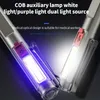 USB Rechargeable Medical Pen Light for Doctors and Nurses - Yellow, White, and Purple LED Lights for Accurate Diagnosis and Easy Visibility