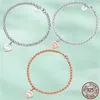 T Designer coeur tag pendentif perle chaîne bracelet de luxe classique collier boucles d'oreilles bague ensembles 925 bijoux en argent sterling rose262q