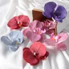 Dekorativa blommor 10st Big Silk Butterfly Orchid Heads Petals Artificial Flower Head For DIY Flores Cymbidium Handmade Wedding Home
