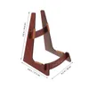 Decorative Plates 1pc Wooden Guitar Stand Floor Ukulele Storage Rack Support Portable Detachable Instrument Accessories