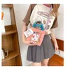 2024 Autumn New Cute Rabbit Korean Version Versatile One Shoulder Diagonal Straddle Simple and Fashionable Women's Bag