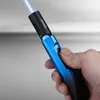 Metal Inflatable Cigar Candle Lighter Outdoor Windproof Straight Flush Flame No Gas Stove Cigarette Lighter Kitchen Cooking Tool