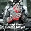 Rockbros Ski Gloves Heated Gloves Winter Gloves Rechargeable Waterfoof USB SKI加熱グローブバイクタッチスクリーンバッテリーグローブ231227