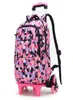 2019 Nowe zdejmowane torby dla dzieci w szkolnych torbach wodoodpornych dla dziewcząt wózek plecak dla dzieci worki na książki bagaż podróżny Mochilas Y198563510