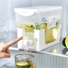 Water flessen roteerbare koude fles huishouden limonade koelkast kruik grote capaciteit kettel met kraan