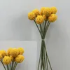 Decorative Flowers 25CM Artificial Gold Ball Chrysanthemum Ins Fruit Home Decoration Arrangement Bundle With 9 Ties Of Balls