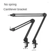 Microphones Foldable Live Desktop Microphone Metal Stand With Built-In Spring Cantilever Springless