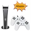 Toys 2023 Toy TV Game Console 8 Bit Game Box med 200 Classic Juegos AV Output GS5 Retro Video Mini Games Station Dual Wired Controller