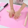 Silicone Mat Kneading Dough Cookie Cake Sheet Baking Tools Non stick Rolling Large Pads Accessories 231226