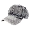 Berretti da baseball Cappello strappato Hop Donna Denim Sun Distressed Trucker Baseball Hip Cap Uomo Bandiera da uomo