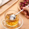 Wholesale Heart Tea Infuser Heart-Shaped Stainless Herbal Tea Infuser Spoon Filter Tea strainer spoon FY3562 1227
