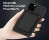 Phone cellulare Induzione magnetica Carica Power Bank 5000Mah per iPhone 12 Magsafe Qi Caricatore wireless Wireless PowerBank Typec RechargeAbl8445688