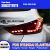 Car Accessories Taillight Assembly Streamer Turn Signal Indicator For Hyundai Elantra LED Tail Light 11-16 Brake Reverse Running Lights