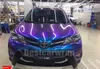 Stickers Chameleon Blue Purple Gloss shift rainbow Vinyl For Car wrap styling color flow covering Foil Flip flop Film With Air bubble Fre