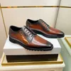 Designer Berluti Dress Shoes Leather Sneaker Men's shoes Berlut Men's Scritto Pattern Color Oxford Shoes Gentlemen's Business Dress Leather Shoes WN-PIHG