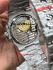 GR Factory horloge van topkwaliteit 5712 40 mm automatisch mechanisch zilveren armband herenhorloges Cal.324 uurwerk saffier 316L duiken maanfase polshorloges echte foto-33