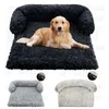 2 stilar filt soffa täcker hund säng soffa stor plysch hund soffa kusion plysch varm kennel husdjur xxl 231226