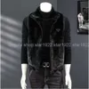 Veste sans manches pour hommes HOMMES HOMMES HOODET THERNER THERNTER FAUX VIET VIET MAL MAL MALLE FANNEL MANDE