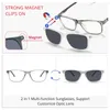 Ralferty Kids Clip On Sunglasses Girl Boy Polarized Anti UV Sun Glasses Shades 0 Diopter Blue Eyeglass Optic Myopia Frame 231226