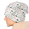 Berets engraçado oculista optometrista bonnet chapéus legal chapéu de malha para mulheres homens inverno quente olho teste gráfico crânios gorros bonés