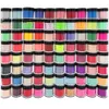 PCS casuali/polveri acriliche bottiglia Set Coloful Nails Sistema acrilico che immerge polveri di asciugatura rapida per donne decorazioni per nail art 231227