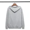 Designer broderie petite étiquette quotidien décontracté simple couple S zip cardigan veste à capuche Terry sweat