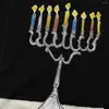 Męskie koszulki menorah hanukkah koszula żydowska lekka bawełniana odzież swobodne krótkie korki Tree dar urodzinowy T-shirty