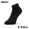 Men Athletic Socks Low Cut Cushion Running Socks Breatble Comfort for Sports 6 Pack 231227