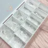 Pediküre Softgel Clear Clear Clear Tipps Abdeckung Zehennagel Tipps 550pcs/Box Easy Apply Drücken Sie auf gefälschte Fingernnägel Tool 231227