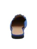 Slippers Casual Stijl Baotou Mode Dames Enkele Schoenen Comfortabele Platte Half Silppers Muller Kwastje Punt XQ1215-5