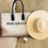 berühmte Sommer Gauche große Einkaufstasche Leinwand Damen Handtaschen Schulterkupplung Umhängetasche Designer Taschen Herren Messenger Shopping Strand Geldbörsen Tasche