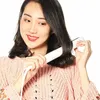 プロの髪のストレートナーカーラー2 in 1フラットアイアンヘアストレートリングカーリングアイアンエレクトリックヘアクリンパースタイラー231227