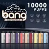 Original Bang PI 10000 10K 10000 Puffs Disposable Vape With 15ML Prefilled Pod Big Vapor Capacity 500mAh Battery Rechargeable 0/2/3/5%