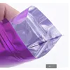 8x12cm Zipper Top Mylar Bag Reclosable Aluminum Foil Zip Lock Package Food Sample Bags Scjom Xflww