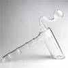 Heady Oil Burner Rigs Sherlock Mini Hammer Bubbler Glass Hookah Pipes Handle Spoon Smoking Pipe for Dry Herb