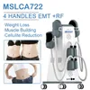 Hot Sales EMS EMSLIM HIEMT EMS Body Slant Machine 4 Handle Body Shape Slim Equipment Logo Anpassning