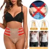 Women's Shapers MISSMOLY Tummy Control Shapewear Panties For Women High Waisted Body Shaper Underwear Slimming Girdle Panty Shaping Lace