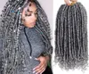 2021 1pcs Déesse locs Crochet Dreadlocks Extensions de cheveux Kanekalon Jumbo Dreads Coiffure ombre Fauxlocs Crochet Traids 1B7115274