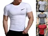 T-shirts d'été à manches courtes pour hommes, vêtements de Fitness, de course, de Sport, de gymnastique, surdimensionnés, décontractés, hauts d'entraînement