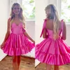 Homecoming Dresses Fashion Ball Gown Mini Party Dresses Bows Draped Satin Special Occasion Gown vestido de festa mulher luxo 231227