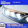 Für Honda CR-V CRV LED Scheinwerfer 17-20 Auto Zubehör DRL Tagfahrlicht Streamer Blinker Anzeige Vordere lampe