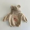 Vêtements de bébé enfants dessin animé Costume Tee hauts chemises pour fille garçon automne hiver chaud Hoodis enfant en bas âge survêtement vêtements 231226